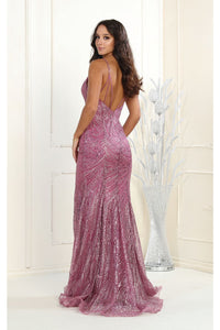 Formal Glitter & Plus Size Gown - LA1905 - - LA Merchandise