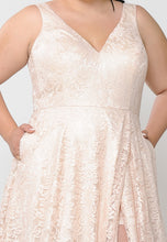 Load image into Gallery viewer, Formal Plus Size Lace Dresses - LAYW1020 - - LA Merchandise