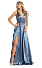 Load image into Gallery viewer, Formal Prom Dress LA1723 - DUSTY BLUE - Dress LA Merchandise