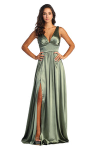 Formal Prom Dress LA1723 - OLIVE - Dress LA Merchandise