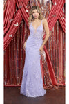 Load image into Gallery viewer, Formal Prom Gown - LA7932 - LILAC - Dress LA Merchandise