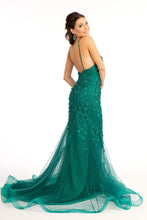Load image into Gallery viewer, V-Neck Spaghetti Strap Mesh Mermaid Dress - LAS3000
