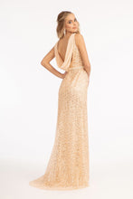 Load image into Gallery viewer, Embroidered Sequin Embellished Mesh Mermaid Dress - LAS3008