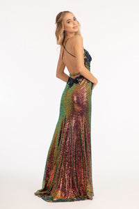 Mermaid Sequin Prom Dress - LAS3025
