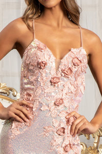 Mermaid Sequin Prom Dress - LAS3025