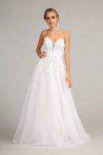 Load image into Gallery viewer, Glitter Embellished Wedding Dress - LAS3010 - - Dresses LA Merchandise