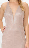 Load image into Gallery viewer, Glitter Iridescent knit Prom Dress - LAY8384 - - LAY