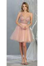 Load image into Gallery viewer, Graduation Embellished Dress -LA1800 - BLUSH - LA Merchandise