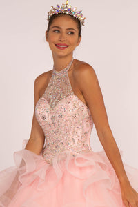 Halter Neck Quinceanera Dress - LAS2512 - - LA Merchandise