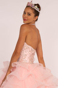 Halter Neck Quinceanera Dress - LAS2512 - - LA Merchandise
