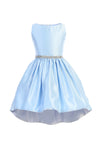 Load image into Gallery viewer, La Merchandise LAK801 Light Blue Size 8 Hi-Low Girls Dress w/ Pockets - - LA Merchandise