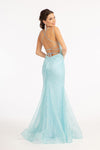 Load image into Gallery viewer, High Slit Embellished Mermaid Dress - LAS3052 - - Dresses LA Merchandise