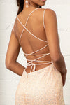 Load image into Gallery viewer, High Slit Embellished Mermaid Dress - LAS3052 - - Dresses LA Merchandise