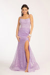 Load image into Gallery viewer, High Slit Embellished Mermaid Dress - LAS3052 - - Dresses LA Merchandise