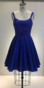 Homecoming A-line Dress - LAY8958 - ROYAL BLUE - LA Merchandise