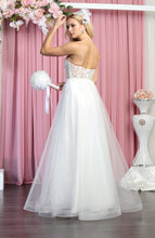 Load image into Gallery viewer, Ivory A-line Wedding Gown - LA1830 - - Dress LA Merchandise