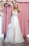 Load image into Gallery viewer, Ivory A-line Wedding Gown - LA1830 - IVORY - Dress LA Merchandise