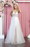 Load image into Gallery viewer, Ivory A-line Wedding Gown - LA1830 - - Dress LA Merchandise