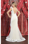 Load image into Gallery viewer, Ivory Wedding Feather Gown - LA7925B - - Dress LA Merchandise