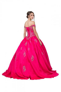 Quinceanera Embroidered Dresses - LAEL2363
