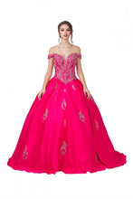 Load image into Gallery viewer, Quinceanera Embroidered Dresses - LAEL2363