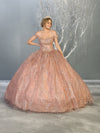 Load image into Gallery viewer, Formal Ball Quinceanera Gown And Plus Size - LA153 - MAUVE - LA Merchandise