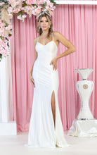 Load image into Gallery viewer, Simple Open back Wedding Dress - LA1820B