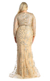 Load image into Gallery viewer, La Merchandise LA1850 Long Sleeve Special Occasion Mermaid Dress - - LA Merchandise