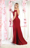 Load image into Gallery viewer, La Merchandise LA1855 Off the Shoulder Bodycon Stretchy Prom Dress - - LA Merchandise