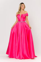 Load image into Gallery viewer, Elegant Off the Shoulder Mikado Gown- LAY8680
