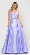 Load image into Gallery viewer, La Merchandise LAY8690 Special Occasion Simple Mikado Long Formal Gown - LILAC - LAY