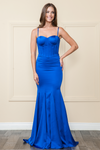 Load image into Gallery viewer, LA Merchandise LAY9008 Strapless Boned Bodice Mermaid Evening Gown - ROYAL BLUE - LA Merchandise