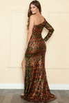Load image into Gallery viewer, LA Merchandise LAY9022 One Shoulder Sequin Dress - - LA Merchandise