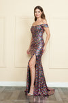 Load image into Gallery viewer, LA Merchandise LAY9150 Multi Color Strapless Sequin Mermaid Gown - - LAY