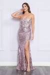 Load image into Gallery viewer, LA Merchandise LAY9150 Multi Color Strapless Sequin Mermaid Gown - - LAY
