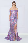Load image into Gallery viewer, LA Merchandise LAY9150 Multi Color Strapless Sequin Mermaid Gown - WHITE MULTI - LAY