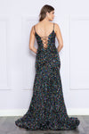 Load image into Gallery viewer, LA Merchandise LAY9172 Sexy Sequin Velvet Dress - - LA Merchandise