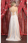 Load image into Gallery viewer, LA Merchandise LA1910 Corset Deep V-Neck Prom Gown - - Dress LA Merchandise