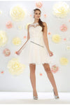 Load image into Gallery viewer, Sleeveless short mesh dress- LA1429 - - LA Merchandise
