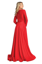 Load image into Gallery viewer, Long Sleeve Stretchy Gown - LA1835 - - LA Merchandise