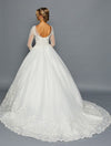 Load image into Gallery viewer, Long Sleeve A-Line Wedding Dress - LADK454 - - Dresses LA Merchandise