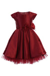 Load image into Gallery viewer, La Merchandise LAK711 Short Sleeve Baby Flower Girl Dress with Bow - - LA Merchandise