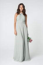 Load image into Gallery viewer, Long Bridesmaids Dress - LAS2816 - SAGE - LA Merchandise