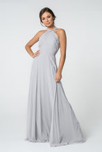 Load image into Gallery viewer, Long Bridesmaids Dress - LAS2816 - SILVER - LA Merchandise