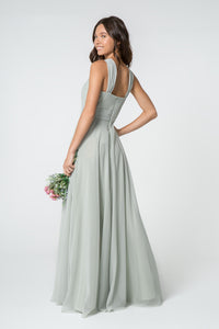 Long Bridesmaids Dress - LAS2816 - - LA Merchandise