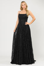 Load image into Gallery viewer, Long Formal Lace Gown- LAY8592 - Black - LA Merchandise