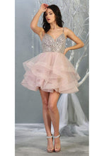 Load image into Gallery viewer, Layered Cocktail Dress -LA1818 - MAUVE - LA Merchandise