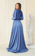 Load image into Gallery viewer, Long Sleeve Stretchy Gown - LA1835 - - LA Merchandise