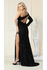 Long Sequin Dress - LA1881 - - LA Merchandise