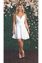 Load image into Gallery viewer, Lace Up Cocktail Dress W/ Pockets - LA1882 - IVORY - LA Merchandise